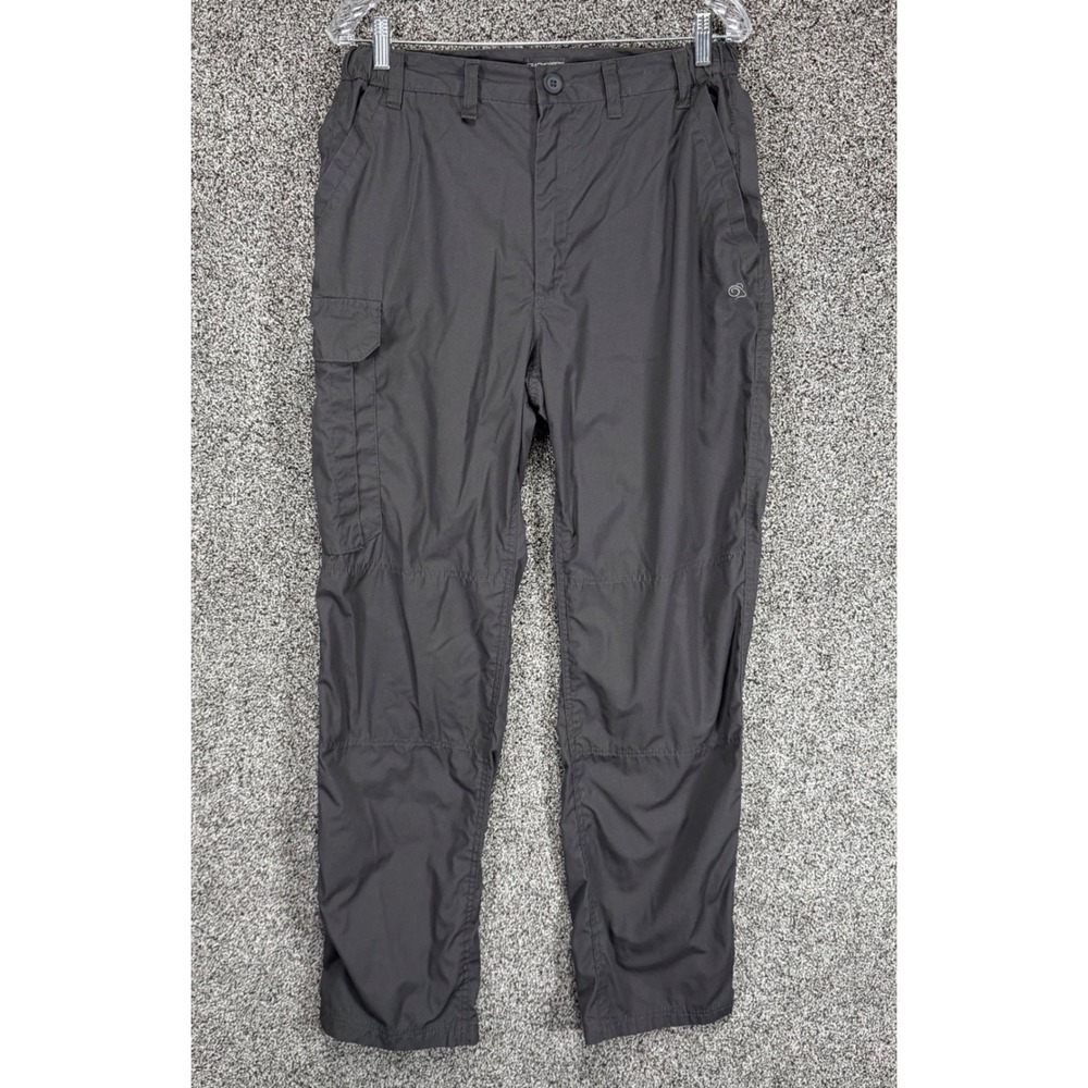 Craghoppers Kiwi Trousers Mens 32x32 L Gray Walking Pants Cargo Hiking Outdoor